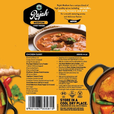 Robertsons Medium Rajah - 800 g - Every South African loves a curry that looks as good as it tastes.